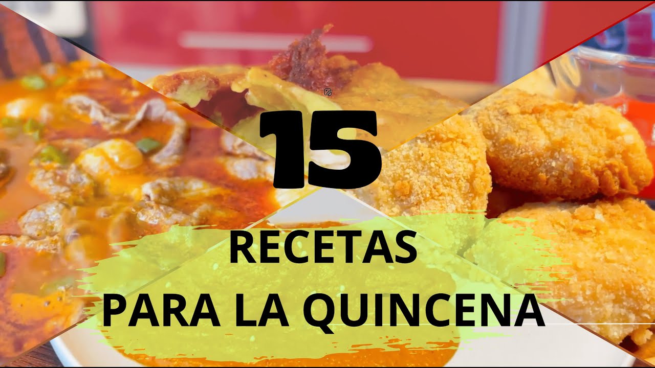 15 COMIDAS CASERAS ECONÓMICAS/FABI ZEA