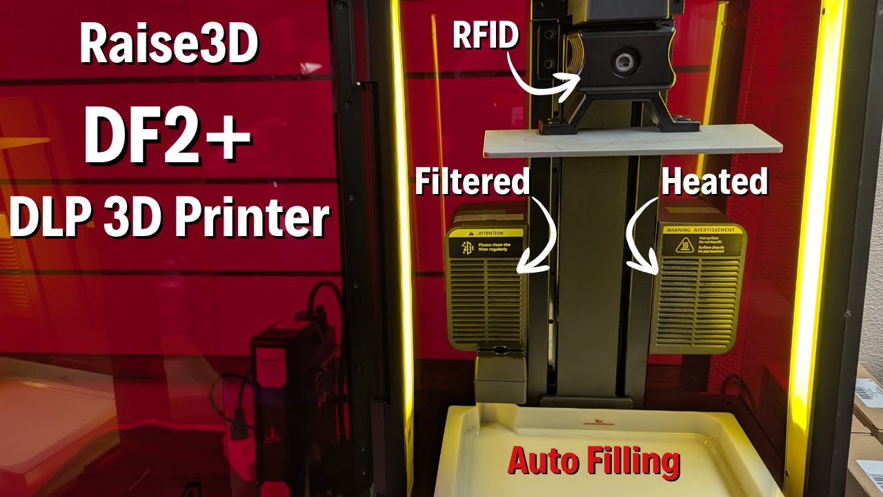 Raise3D DF2+ &mdash; это самое близкое к автоматической 3D-печати смолой решение на сегодняшний день!