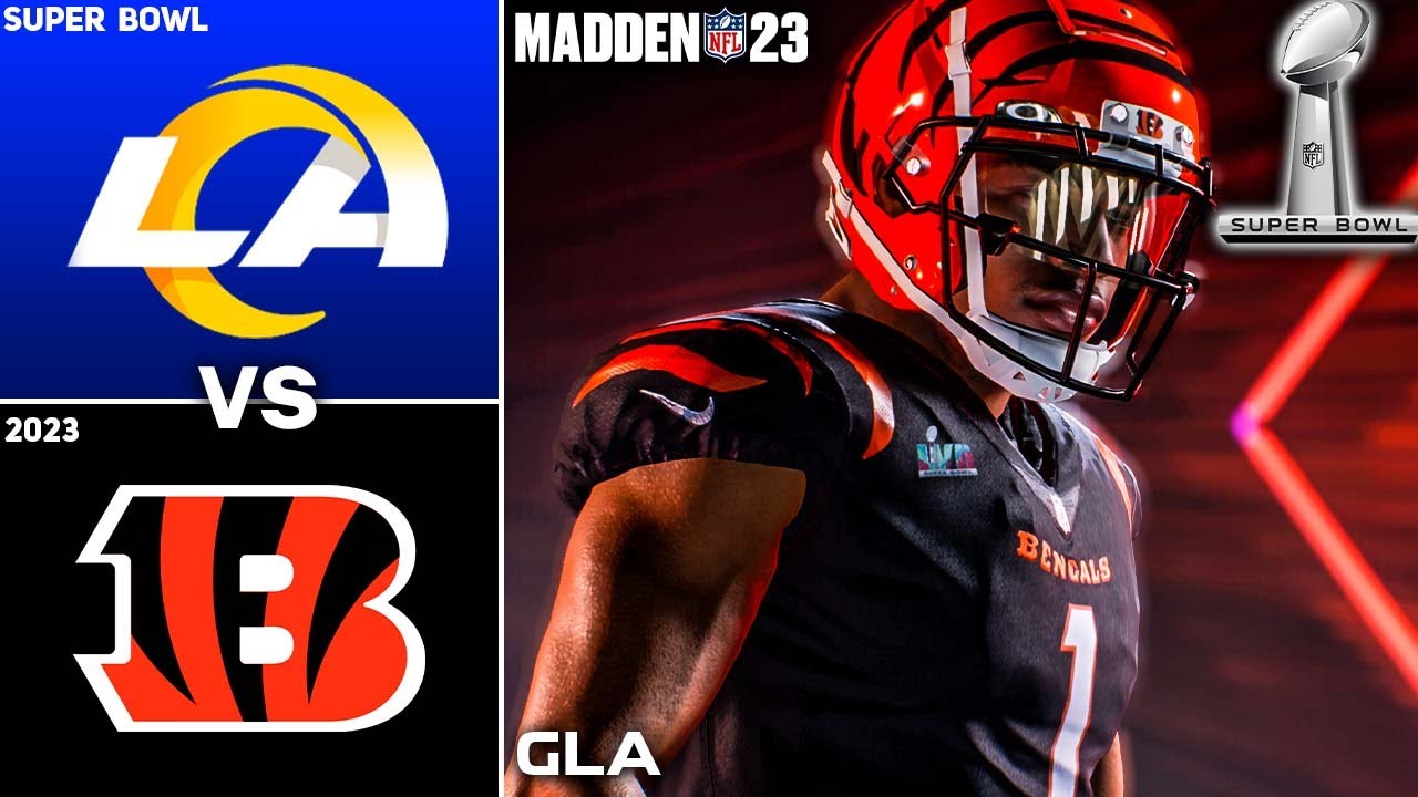 Rams vs. Bengals Super Bowl 2023 LVII Simulation Madden 23 Gameplay PS5
