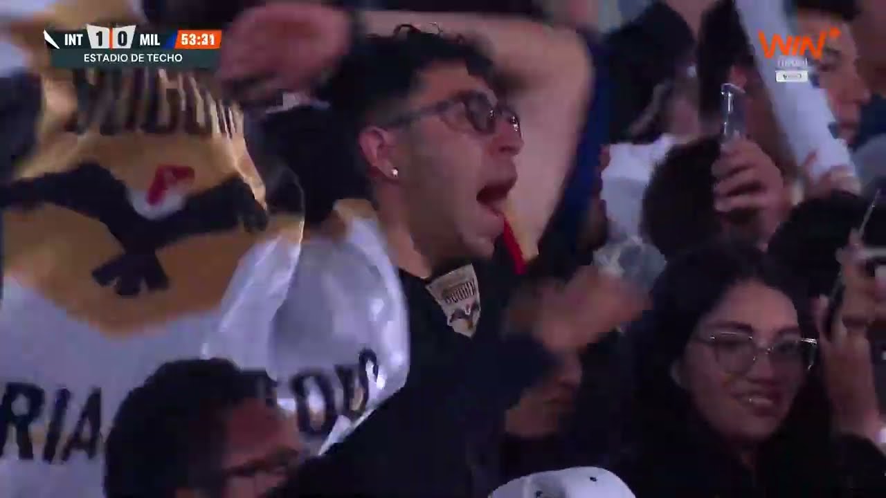 Golazo de Moncada, que remat&oacute; de media distancia y le da la ventaja a Inter Bogot&aacute; sobre Millonarios