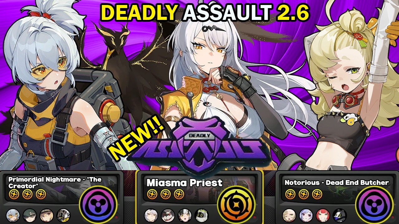 NEW Deadly Assault! | Soldier 11, Yixuan & Piper! | 9 Star Clear [F2P Acc] Zenless Zone Zero ZZZ 2.6