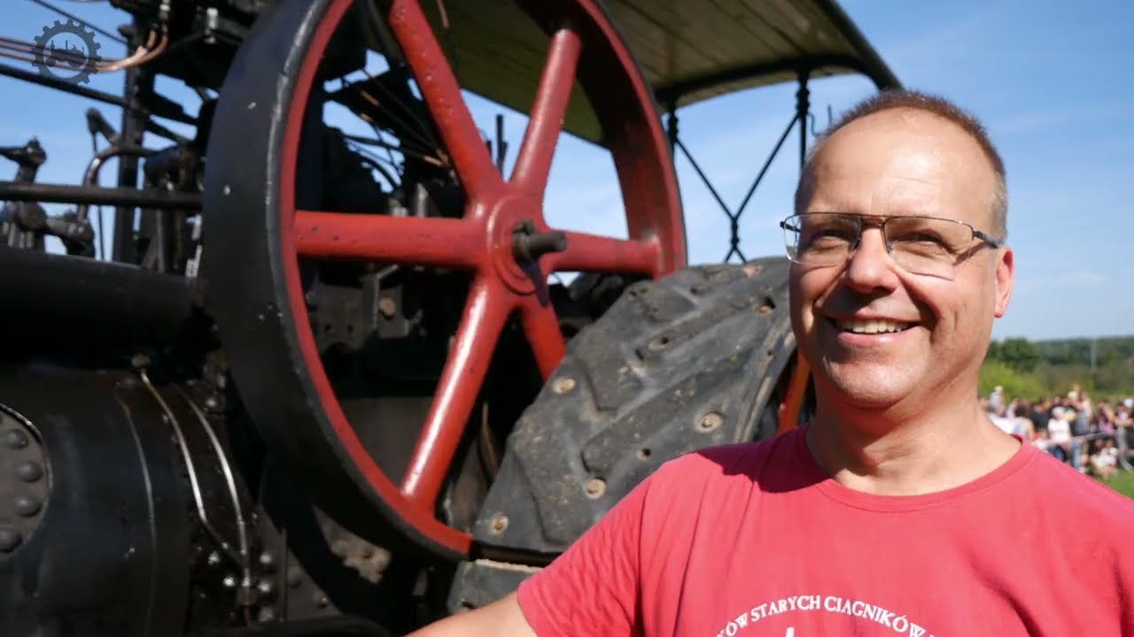 Stuletnia LOKOMOBILA PAROWA Hipolina | Opowiada operator Andrzej | Retro Show 2023