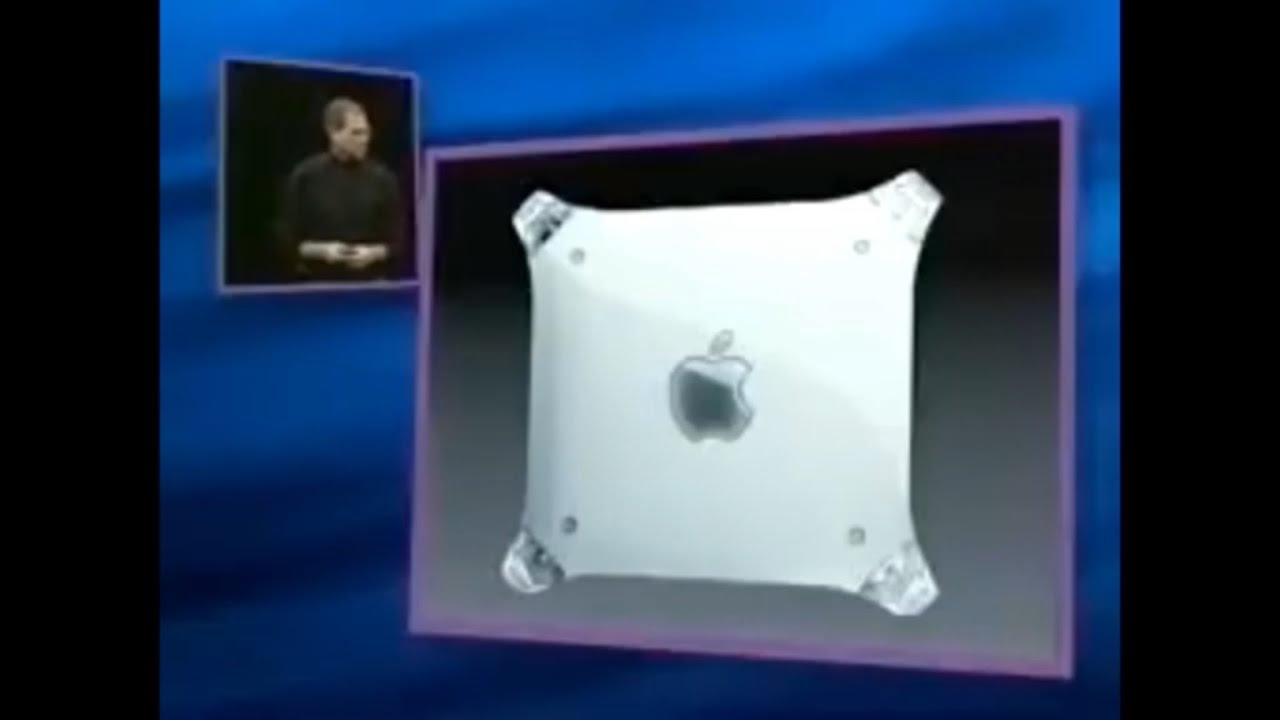 Steve Jobs Macworld G4 Cube (2000)