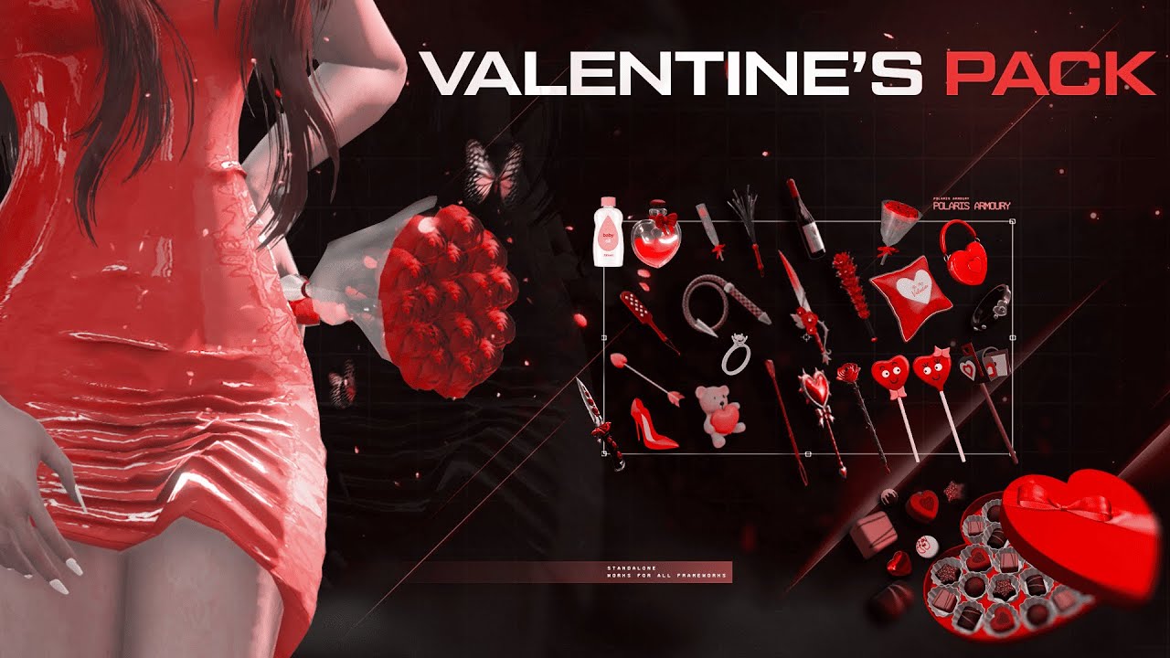 Fivem Valentines Weapon Pack  | Custom Melee Weapons for FiveM Servers