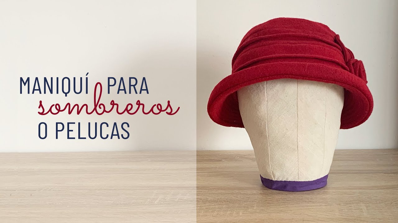 Forma o maniquí para sombrero | Cabeza para peluca | DIY exhibidor o stand | Tutorial