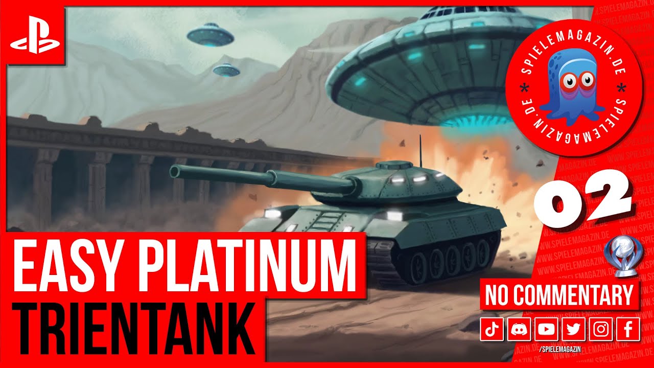 Trientank Gameplay | Easy Platinum Trophy | PS4 | PS5 | No Commentary