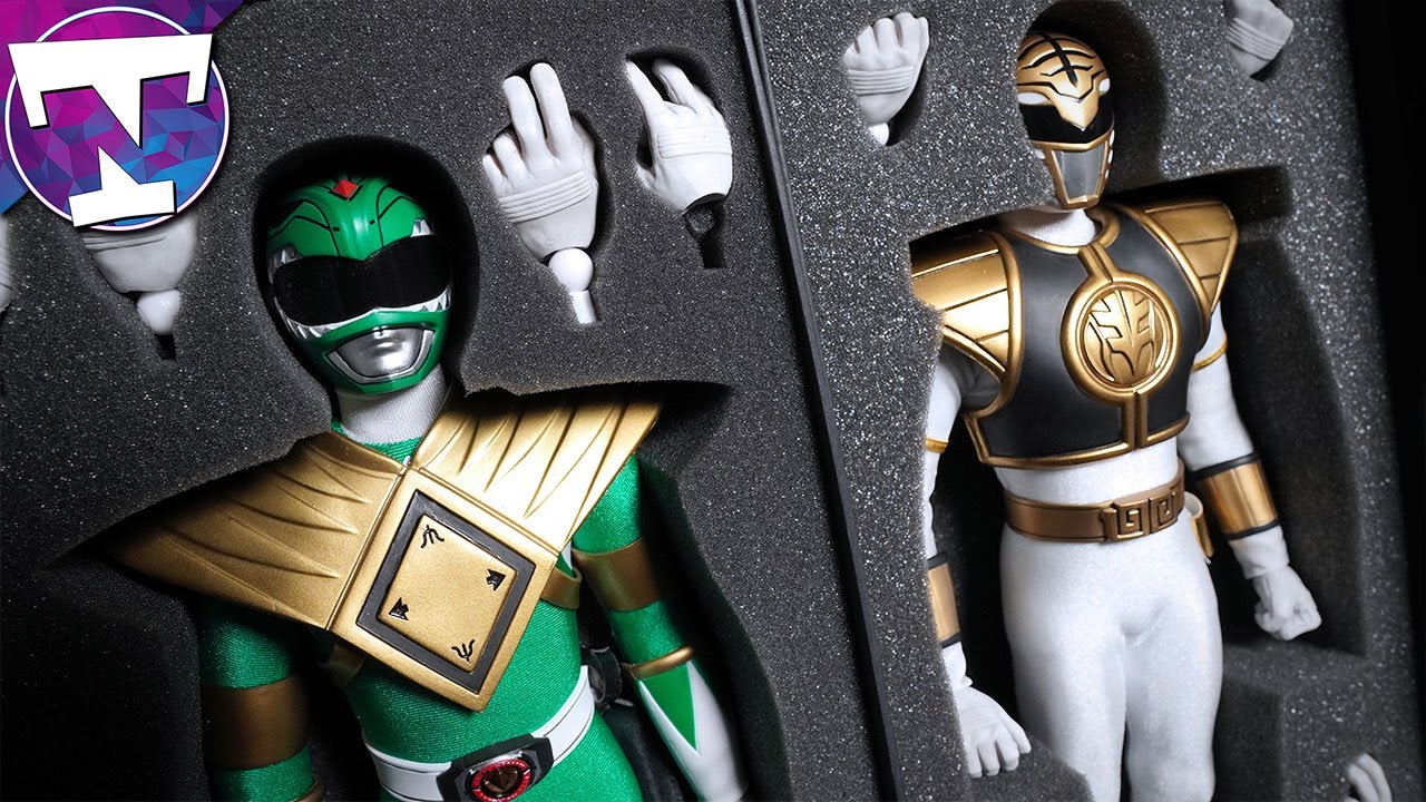 Green and White Power Ranger 1/6 Scale Figures | Ace Toyz