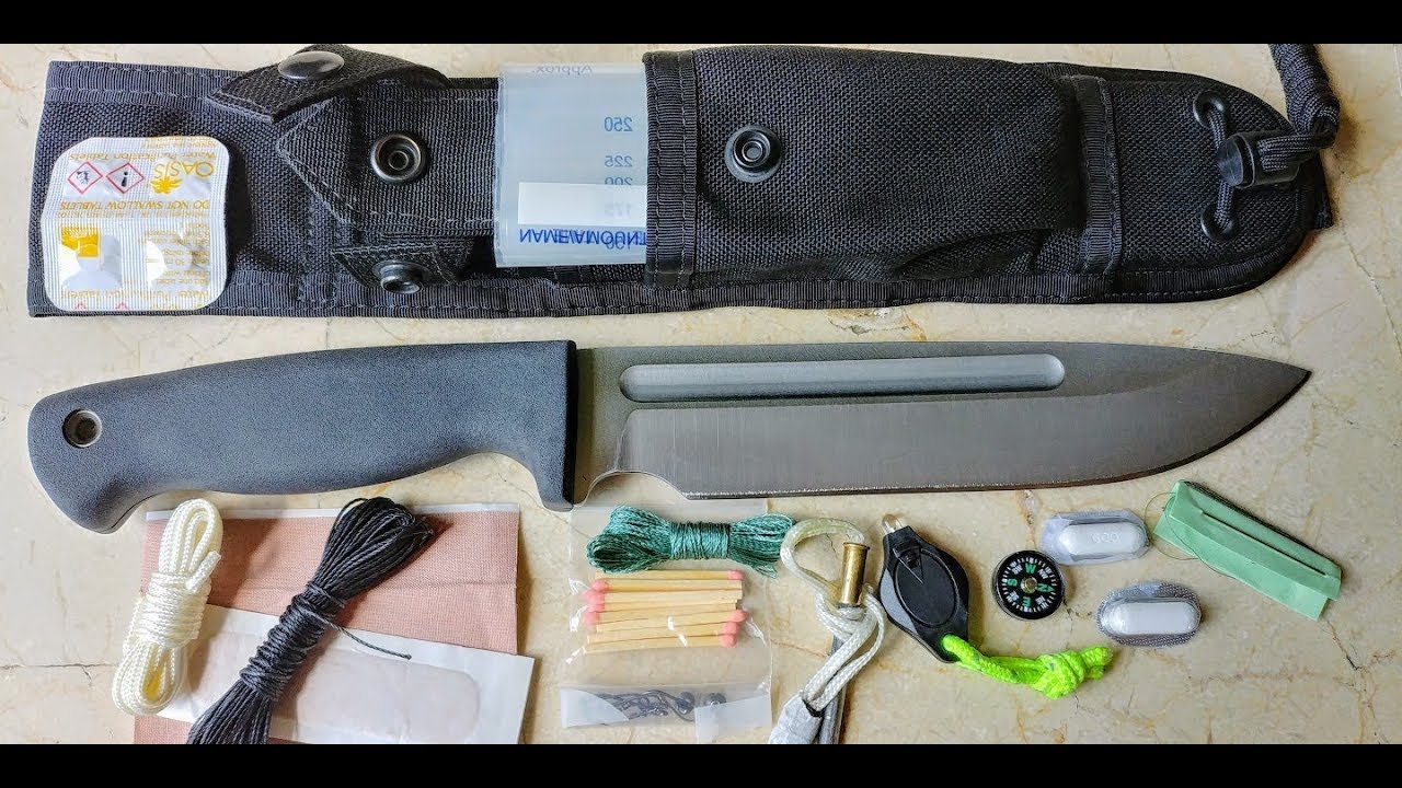 Survival Knife Kit: 10 must have items