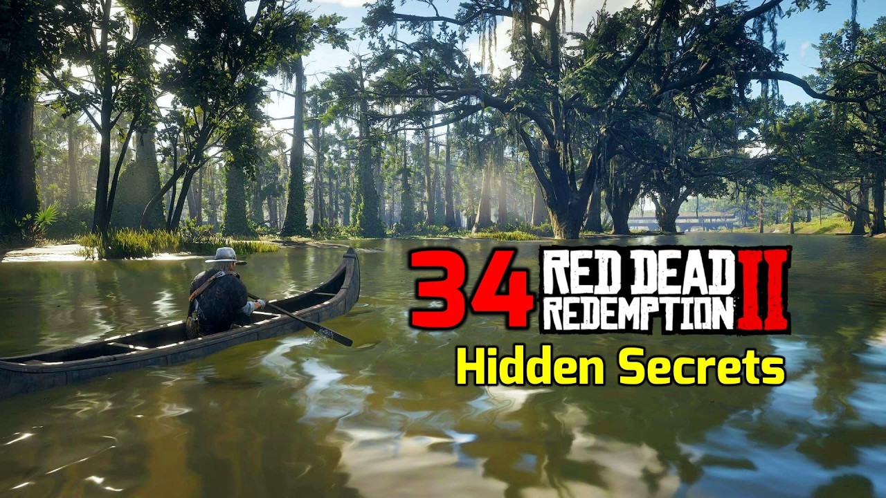 34 Hidden Secrets That Players Missed in Swamp - Red Dead Redemption 2