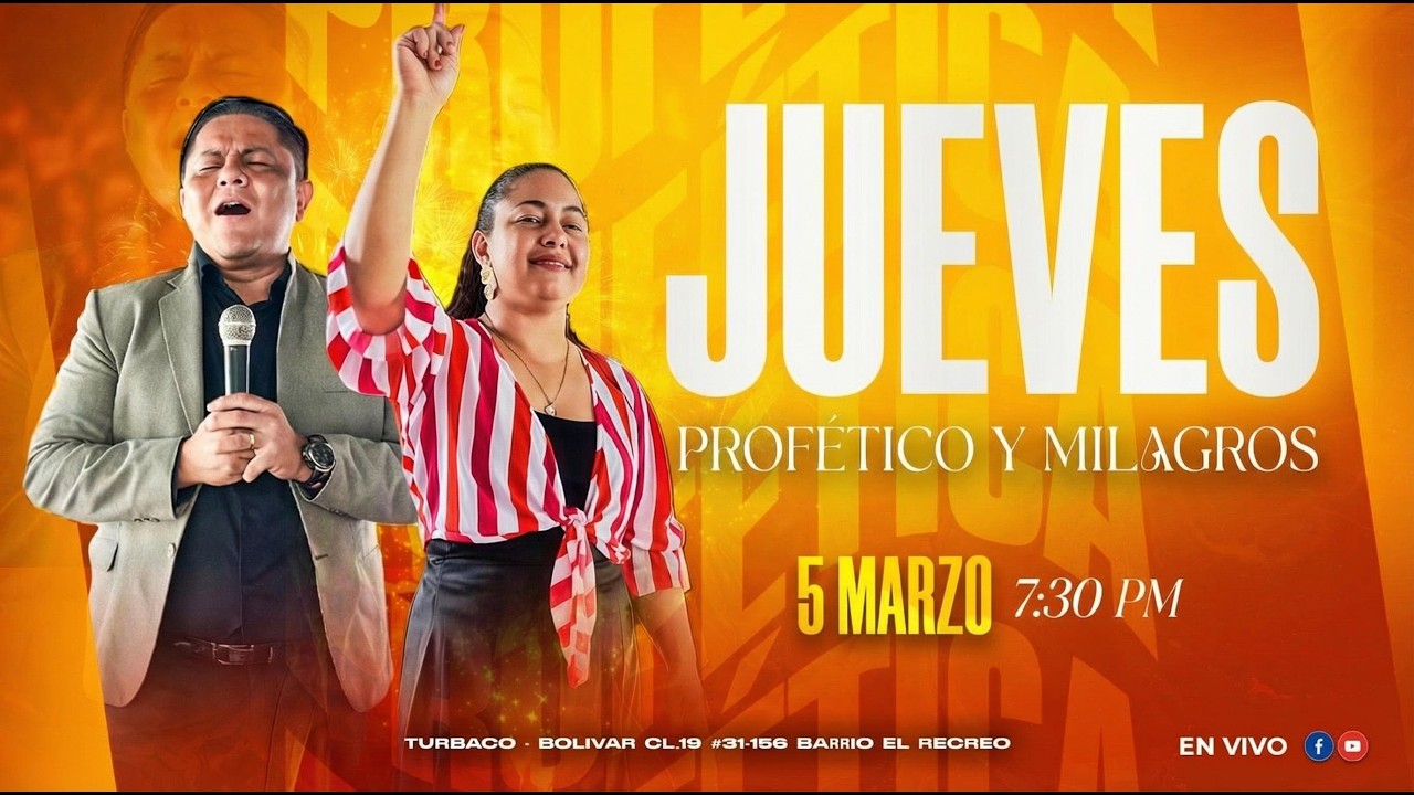 🔴Iglesia Cristiana Embajadores del Reino | Jueves profético y de milagros l EN VIVO