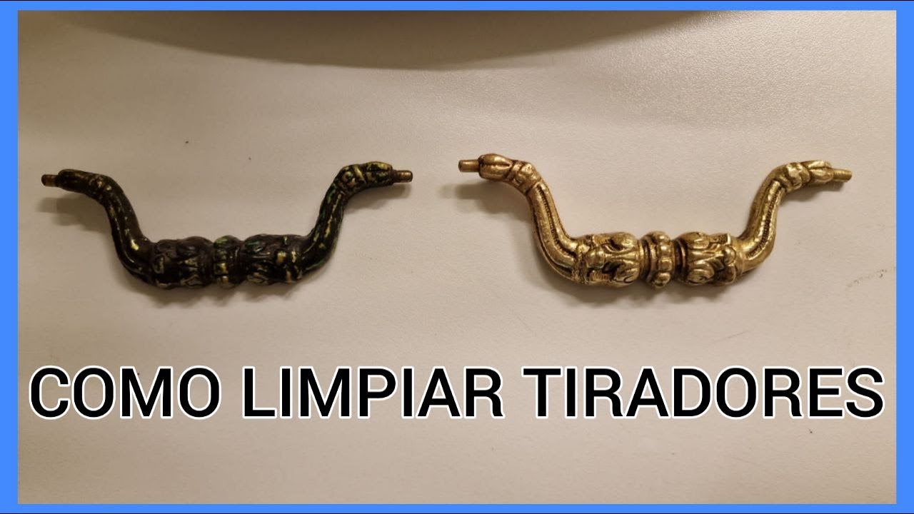 Como LIMPIAR TIRADORES de Muebles MUY FACIL (Laton, Metal, Bronce )