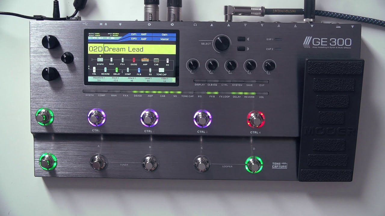 Mooer GE300 preset sound demo