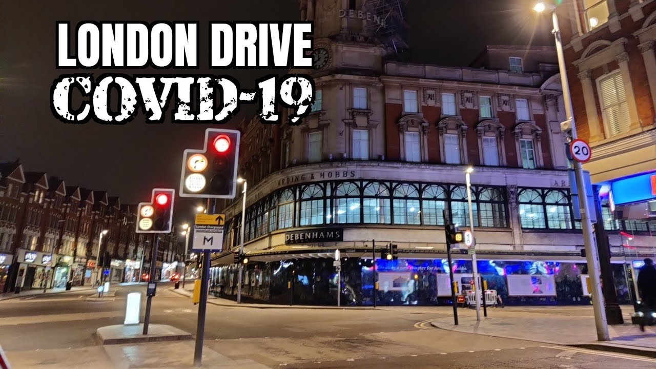 London Night Drive | Brentford - London Borough of Hounslow During Covid-19 UK Lockdown