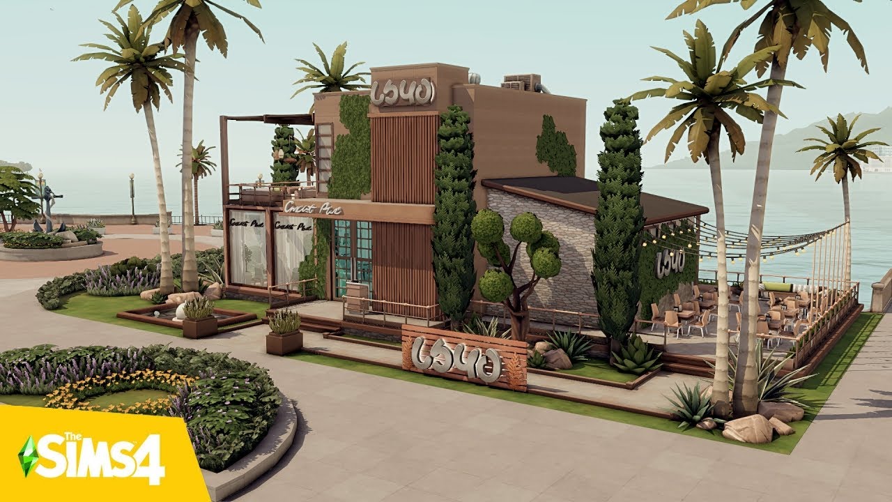 Семейный ресторан «Сан-Секвойя» | The Sims 4 Сборка без CC