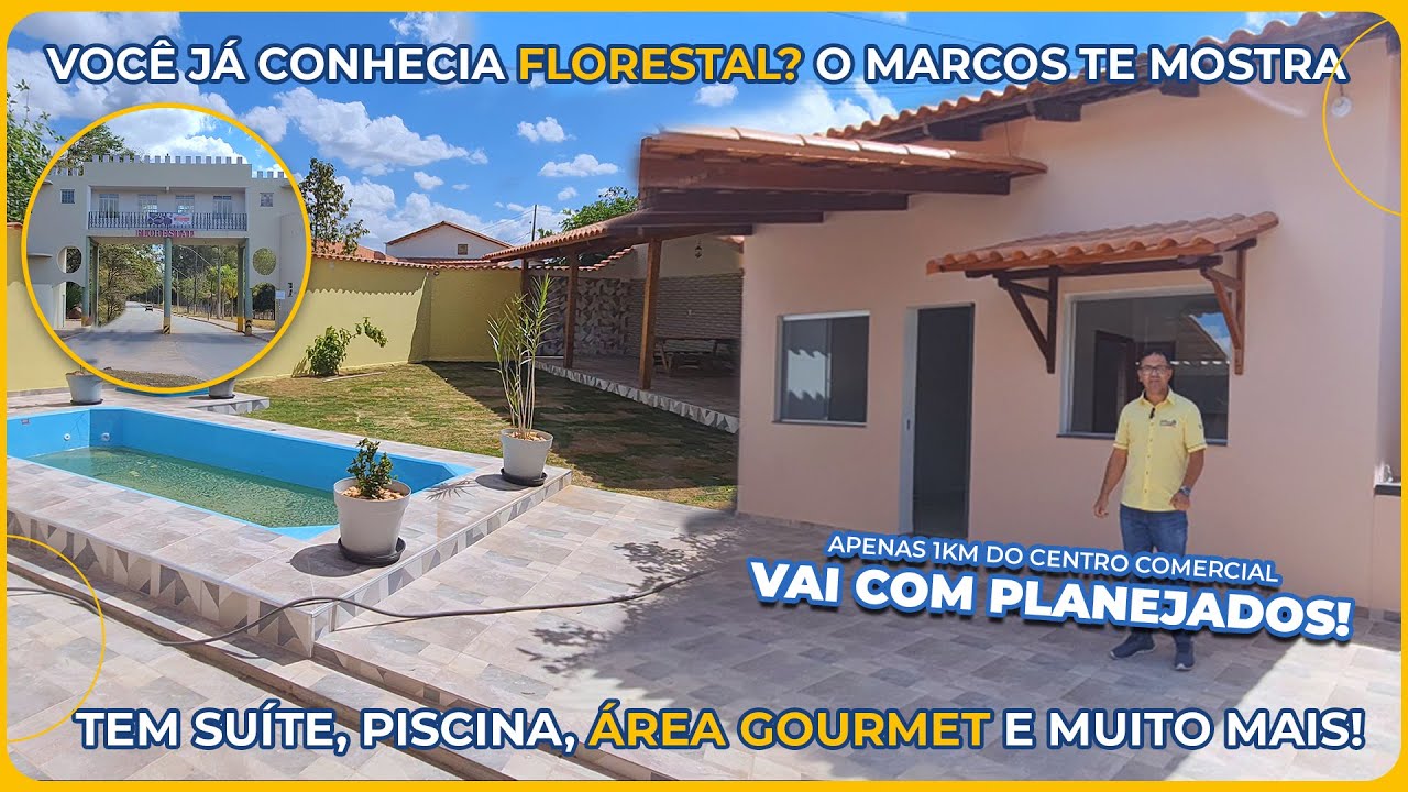 QUE CHANCE DE SAIR DO ALUGUEL PAGANDO ABAIXO DO MERCADO, DE 450 POR 350 MIL NESSA CASA EM FLORESTAL