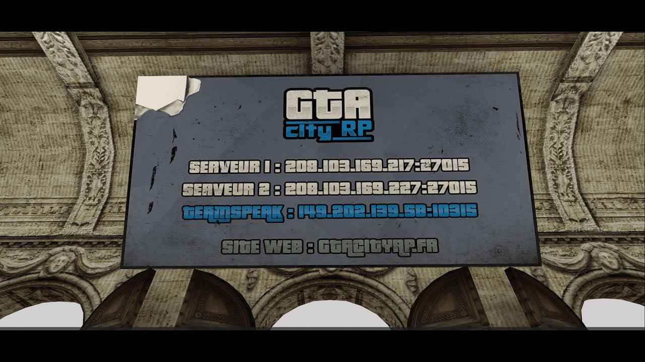 GTACityRP 2/2 : Présentation du serveur.