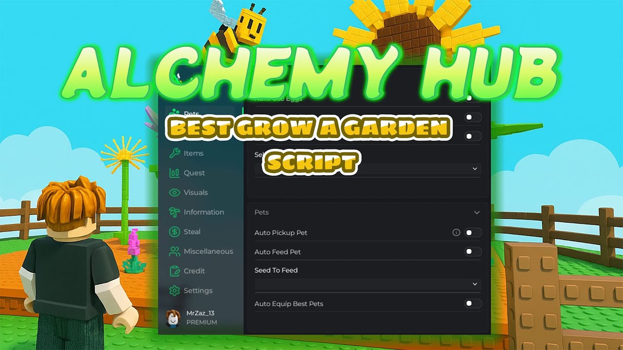 BEST Grow a Garden 🌶️script ( keyless) - Alchemy Hub | auto sumer event, auto farm, I( PC&Mobile )