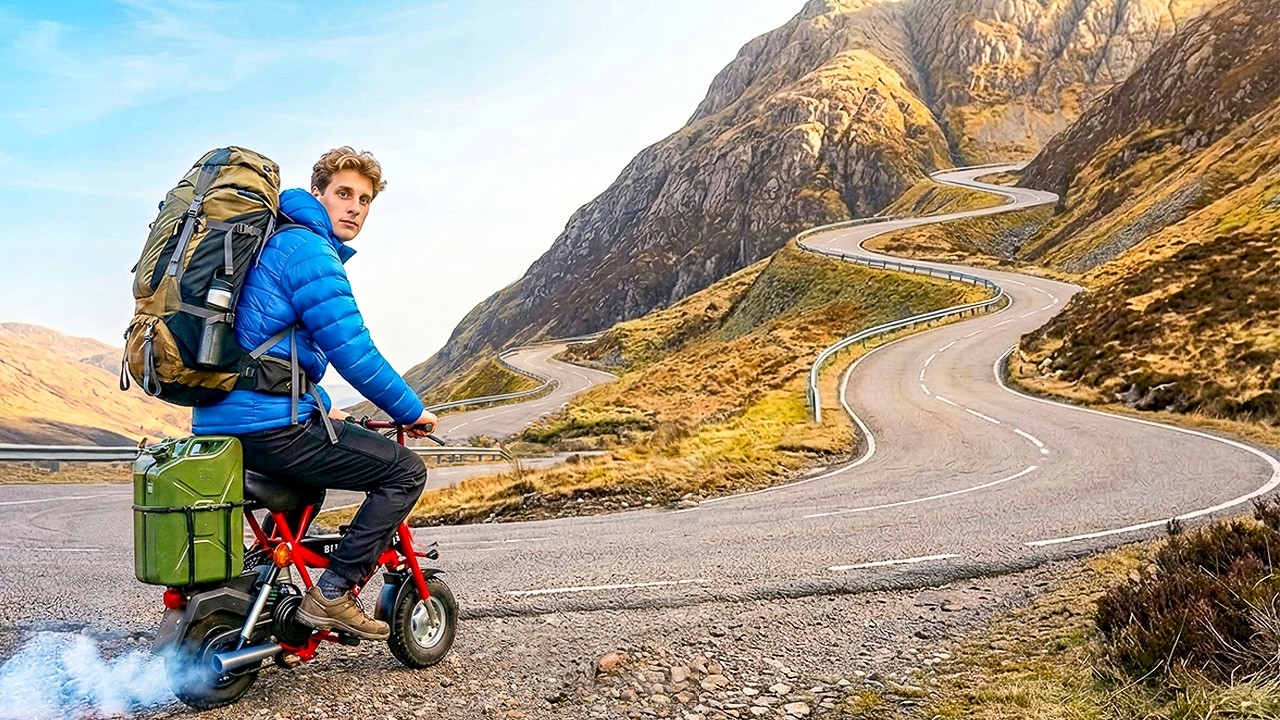I Rode a Mini Motorbike Across Scotland