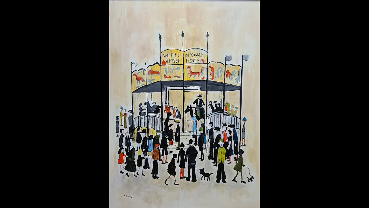 Billy Mumford and the L.S. Lowry market