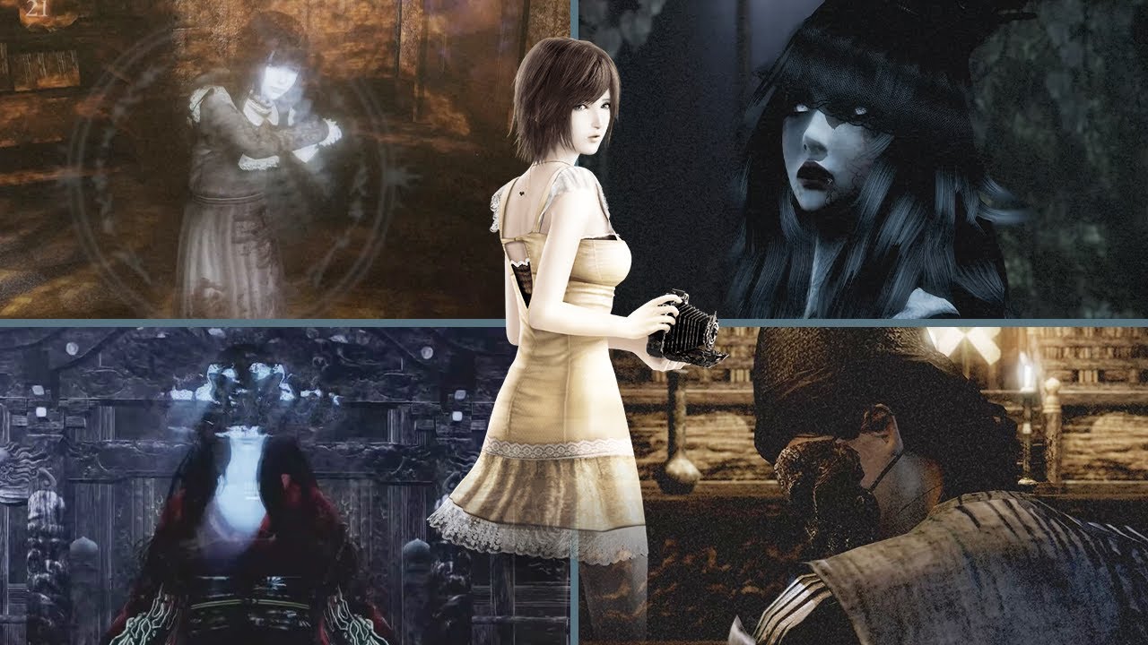 Project Zero / Fatal Frame 4 Mask Of The Lunar Eclipse - All Bosses & Ending [PC] [4K 60FPS]