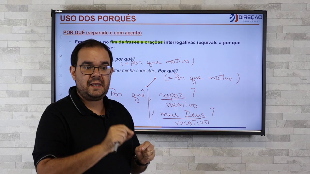 Dica #13 - Uso dos PORQUÊS