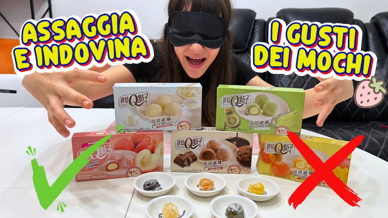 Indovina il Mochi Challenge! 🍡🎯Bendata🙈”