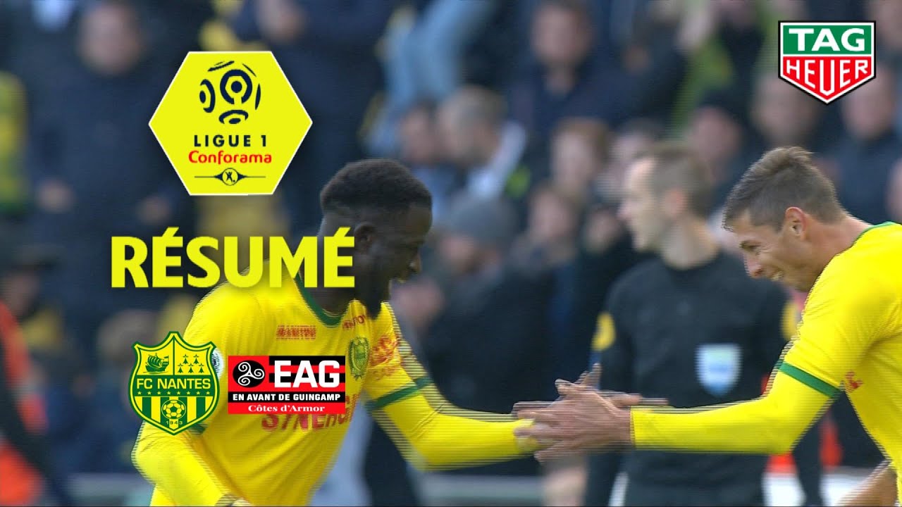 FC Nantes - EA Guingamp ( 5-0 ) - Résumé - (FCN - EAG) / 2018-19