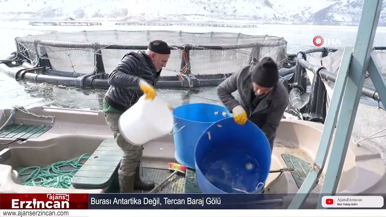 Burası Antartika Değil, Tercan Baraj Gölü