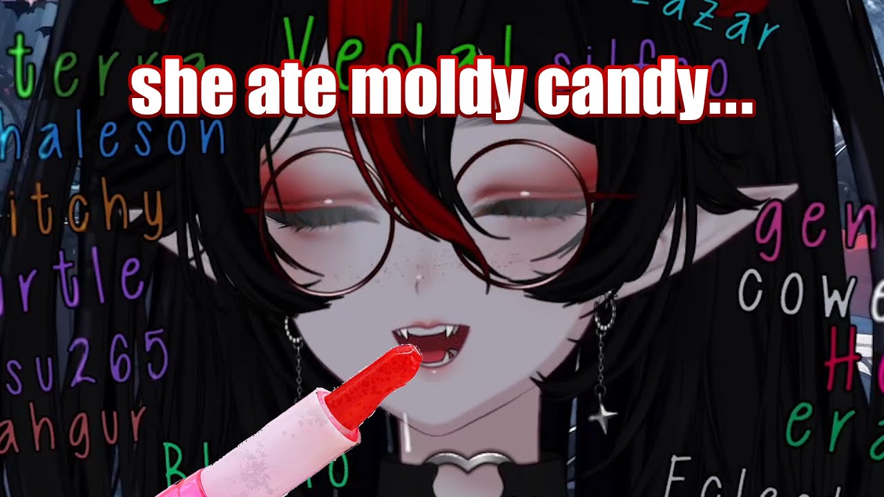 Berry ate old fuzzy candy