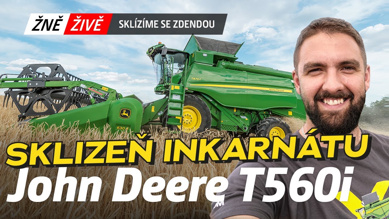 ŽNĚ ŽIVĚ 2024: Sklízíme se Zdendou | T560i HM sklízí inkarnát na Vysočině