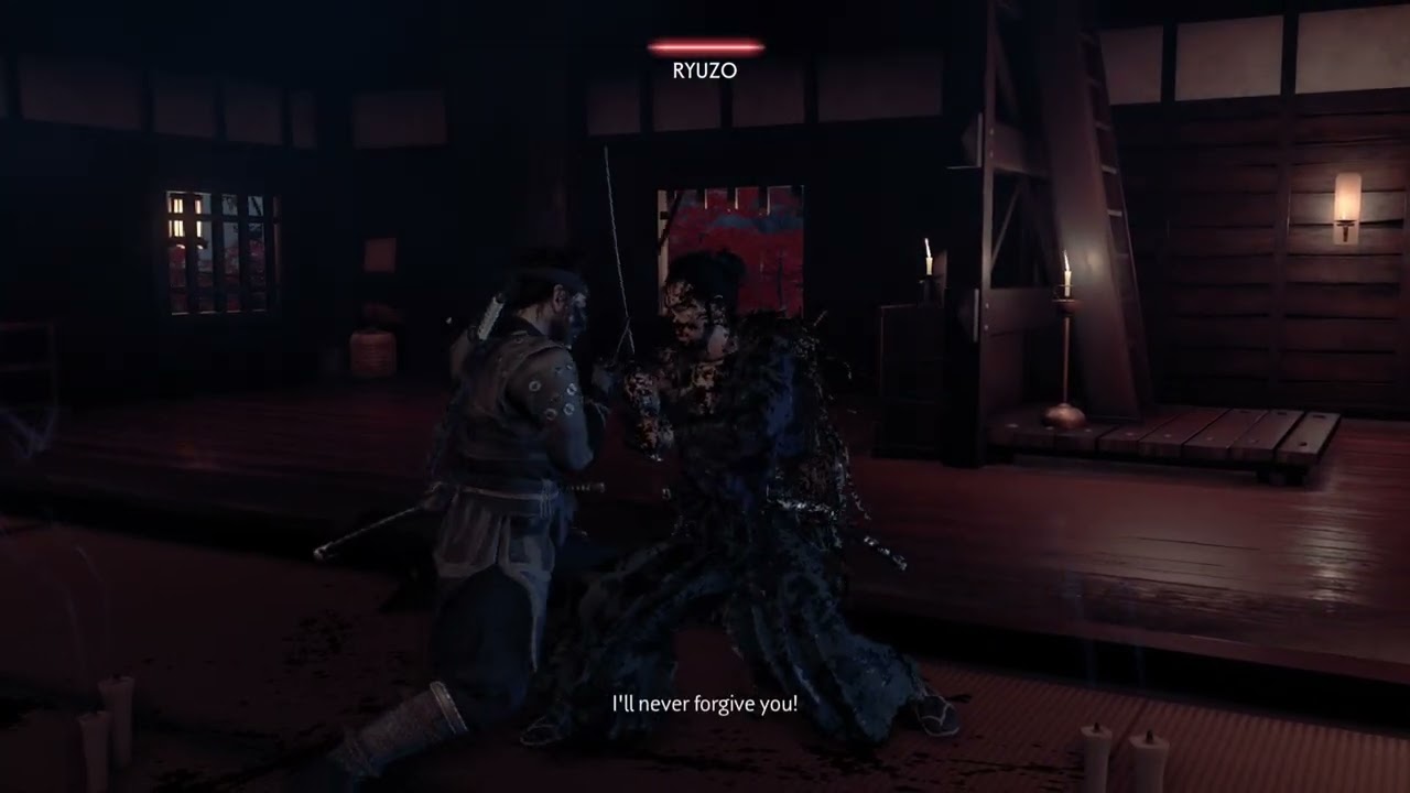 Ghost of Tsushima - Ghost vs Ryuzo 2.0 - Memory Altar 1- Dodge (Focused Combat) Lethal