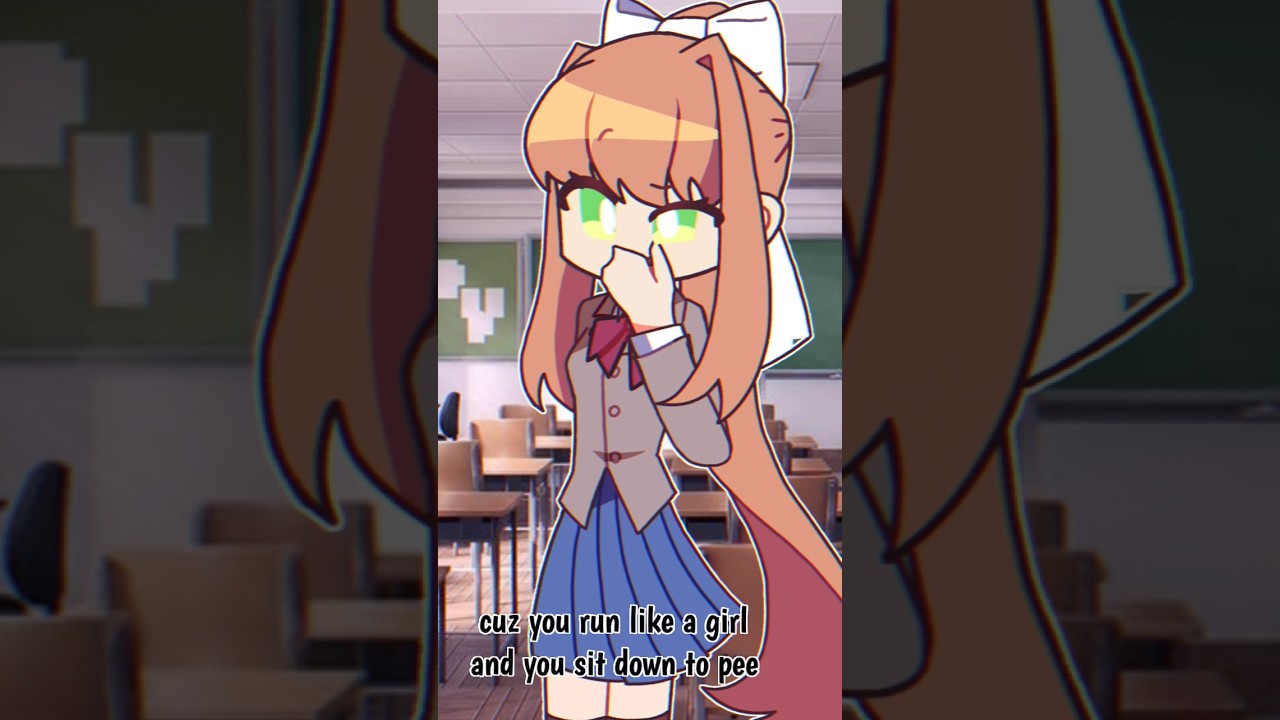 hmm.. #ddlc #monika #dokidoki #dokidokiliteratureclubedit #ddlcmonika #sayori #yuri #natsuki #fyp