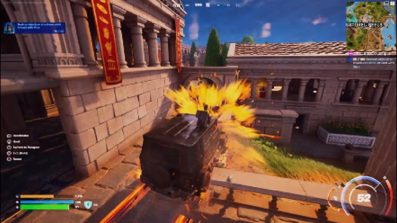 Fortnite Destroy Objects or Structures While Infused With Nitro Quest