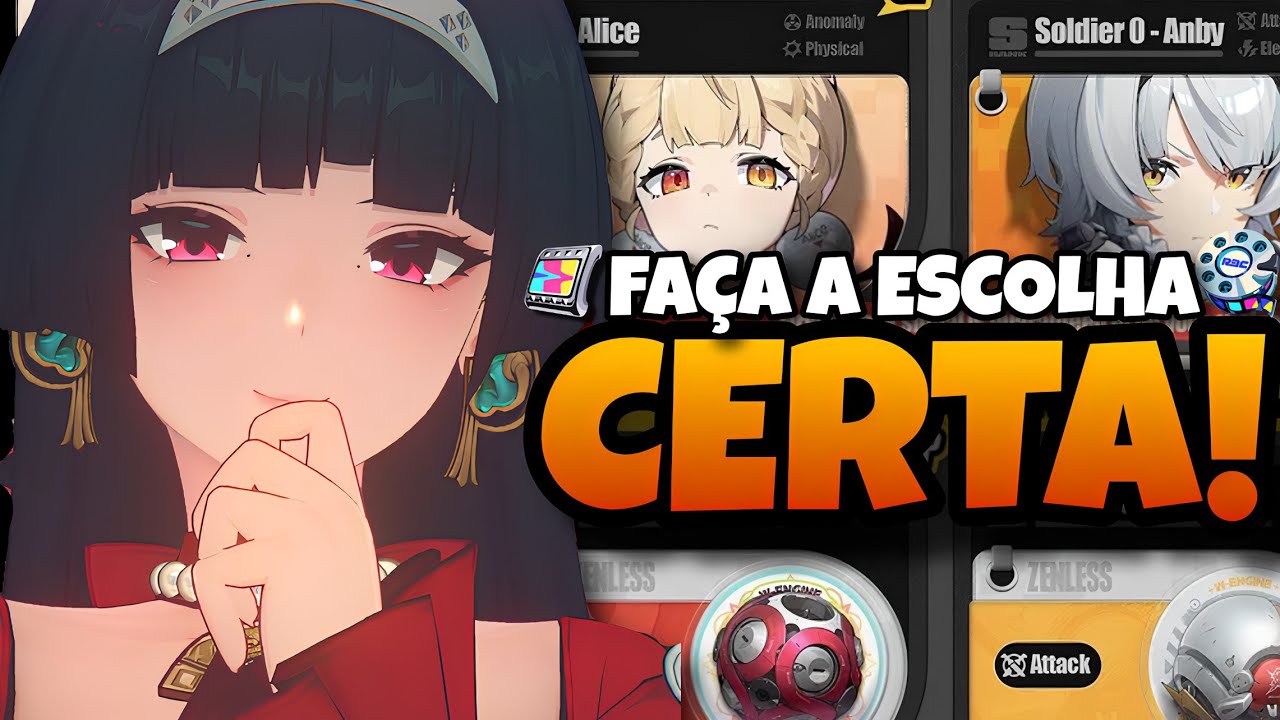 IMPERDÍVEL! Astra Yao, Alice e Anby: QUEM ESCOLHER? | Zenless Zone Zero