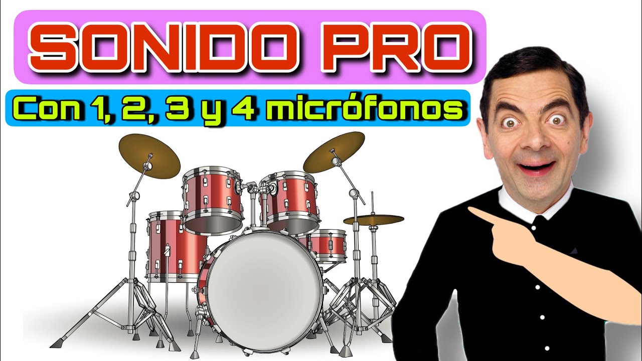 🔴 GRABACIÓN de BATERÍAS de 1 a 4 MICRÓFONOS SONIDO PROFESIONAL MEZCLA MASTERING PRODUCCIÓN