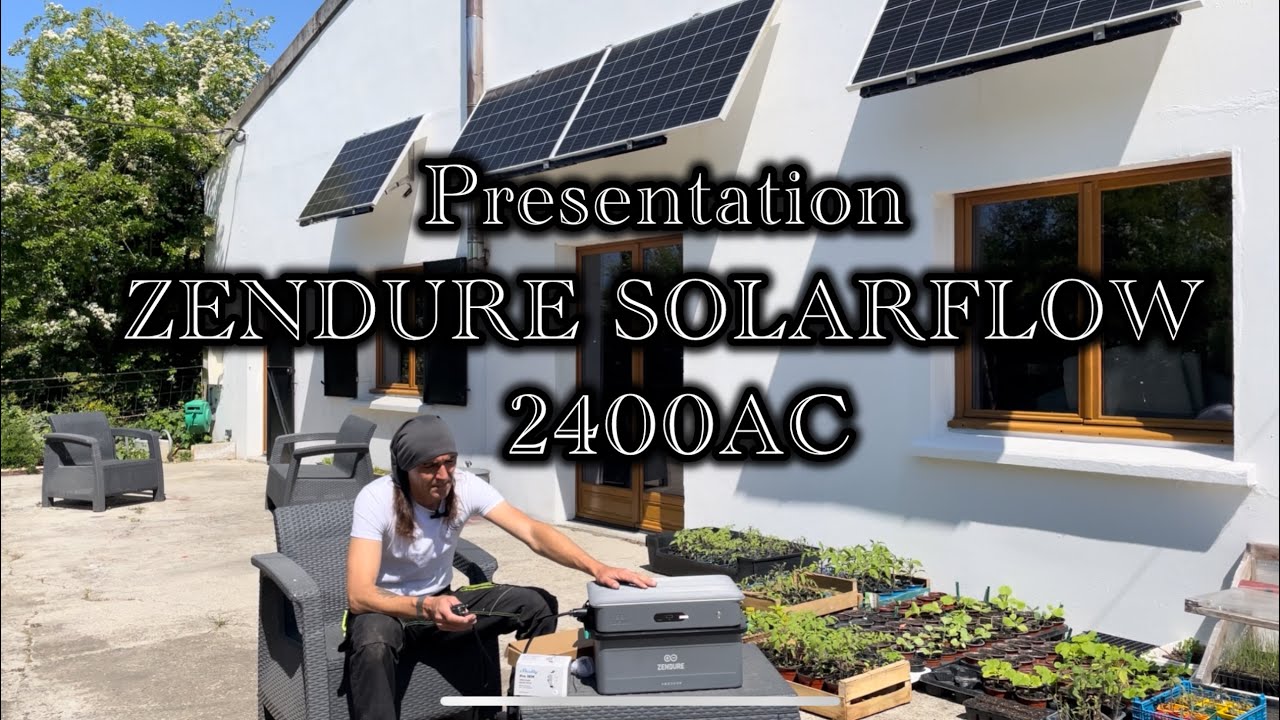 Presentation système d’énergie Zendure SolarFlow 2400AC et batterie AB3000X