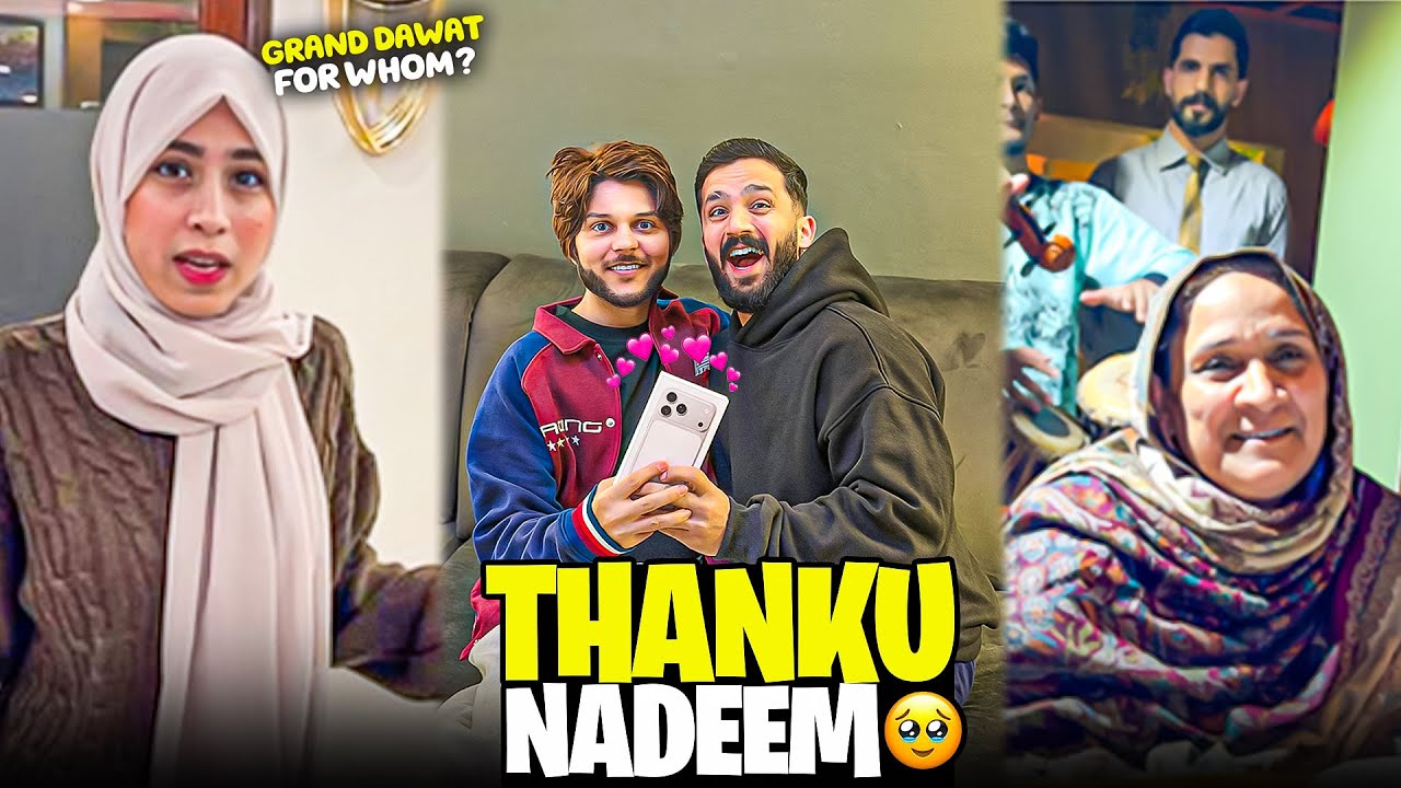Grand Dawat of 2 Special Persons😍Nadeem Gifted me New iphone 17🥹