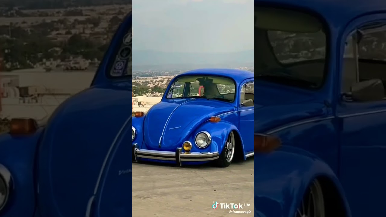 VW Fusca azul met&aacute;lico dando um show, #Shorts.