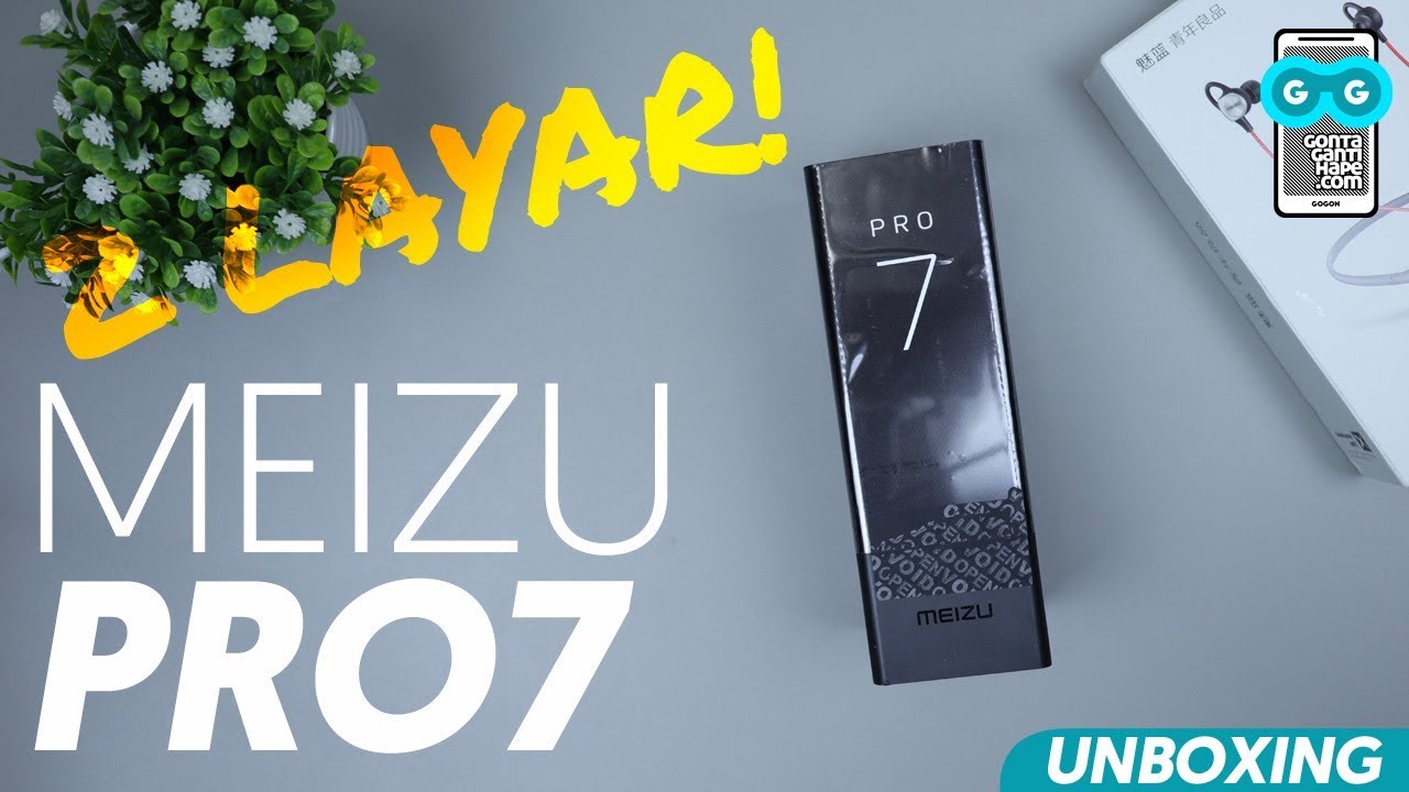 TURUN HARGA, Hape 2 Layar Ini Jadi Ga sih Dijual RESMI? Unboxing Meizu Pro 7 RED