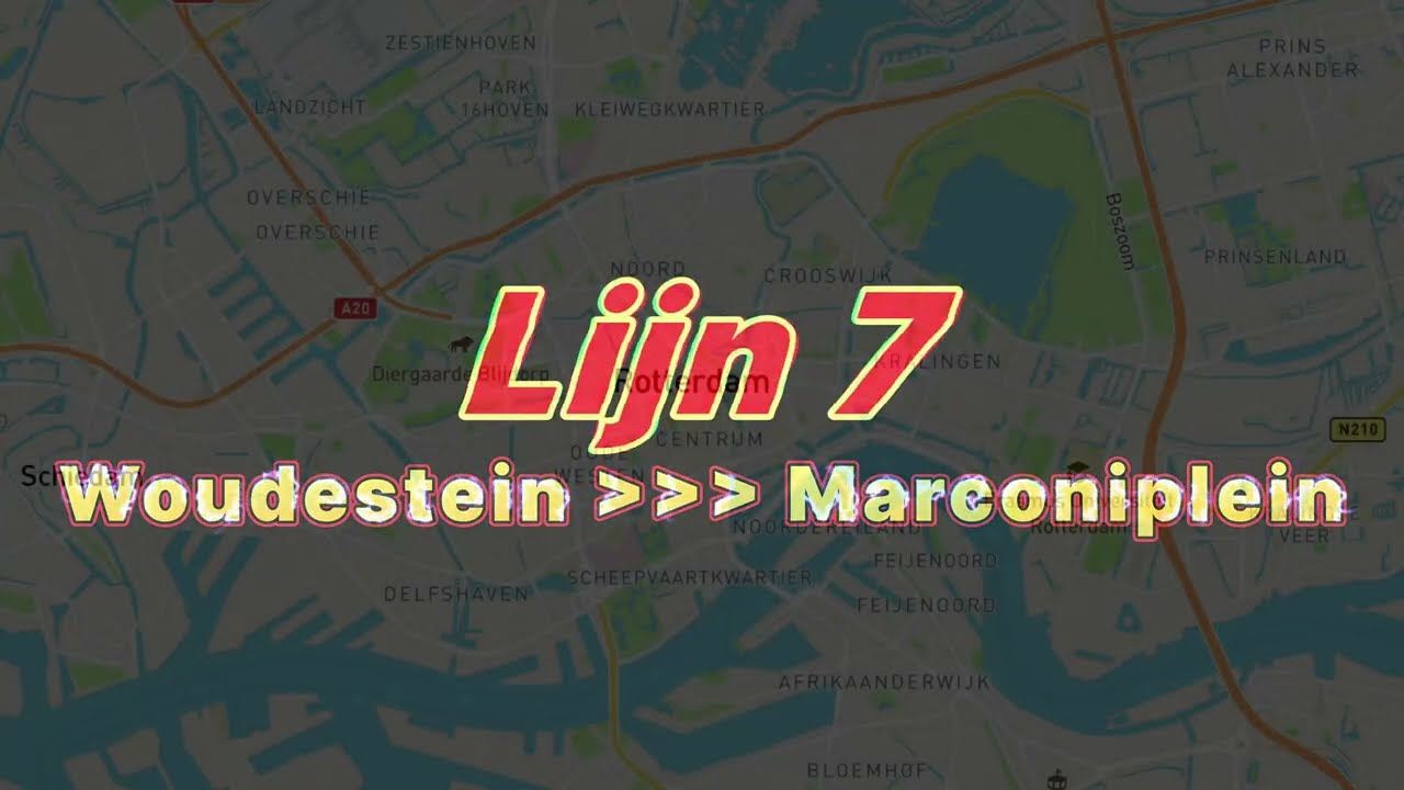Cabinerit RET tram 7 Woudestein - Meent - Marconiplein 31 Oktober 2025