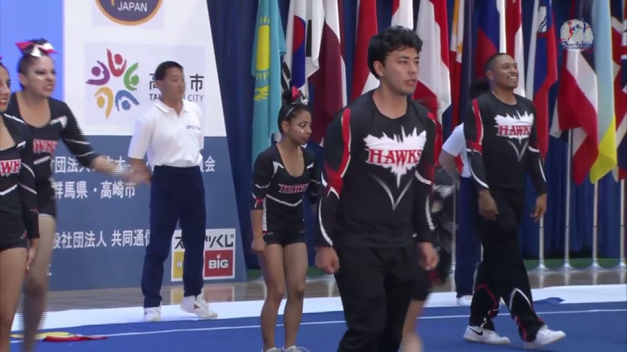 CHEERLEADING SENIOR MIXED 4 Ecuador 153 5 152 5 306 0