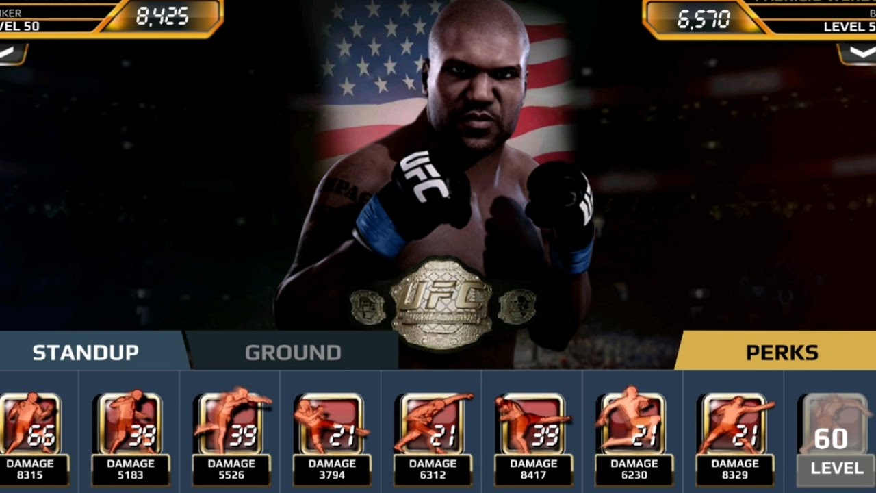 EA SPORTS UFC MOBILE - Rampage Jackson / Fighter showcase