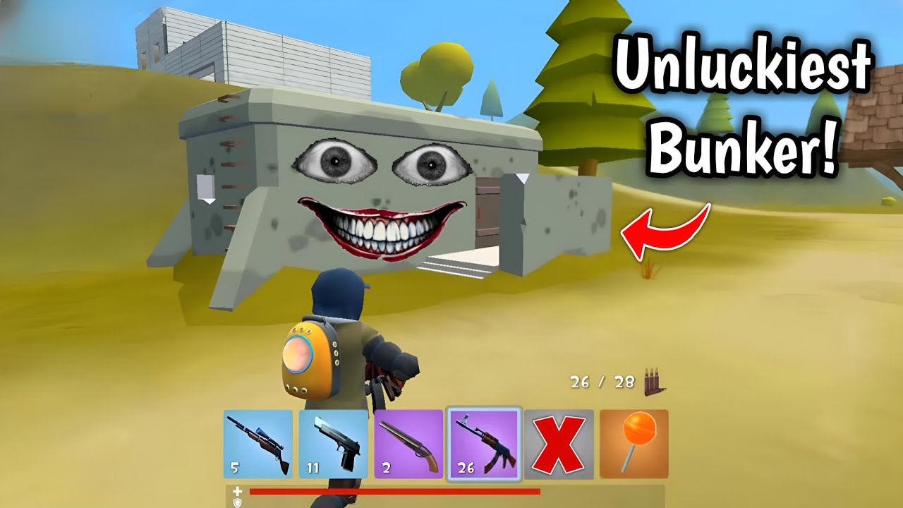 Rocket Royale Unluckiest Bunker Ever + Dumb Players Lobby 💀