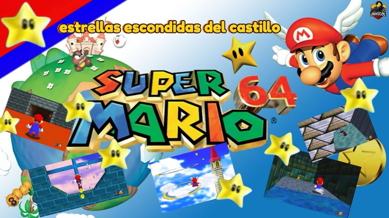 Súper Mario 64 (estrellas escondidas del castillo) (6)