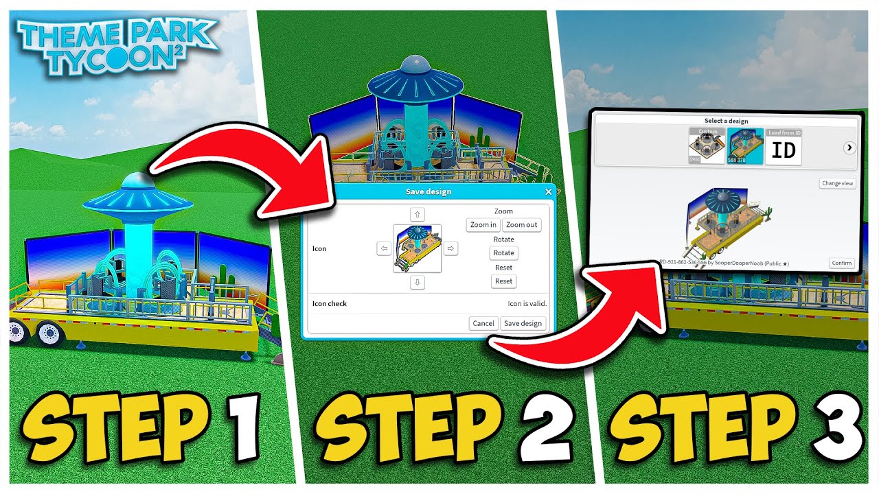 How to Make BLUEPRINTS in Theme Park Tycoon 2!