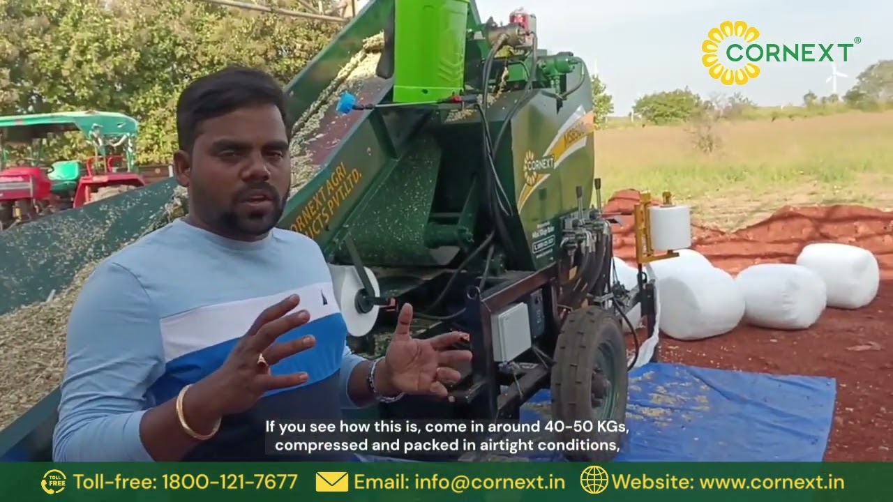Customer Testimonial - Tamil Nadu Fodder Entrepreneur - Cornext Mini Silage Baler