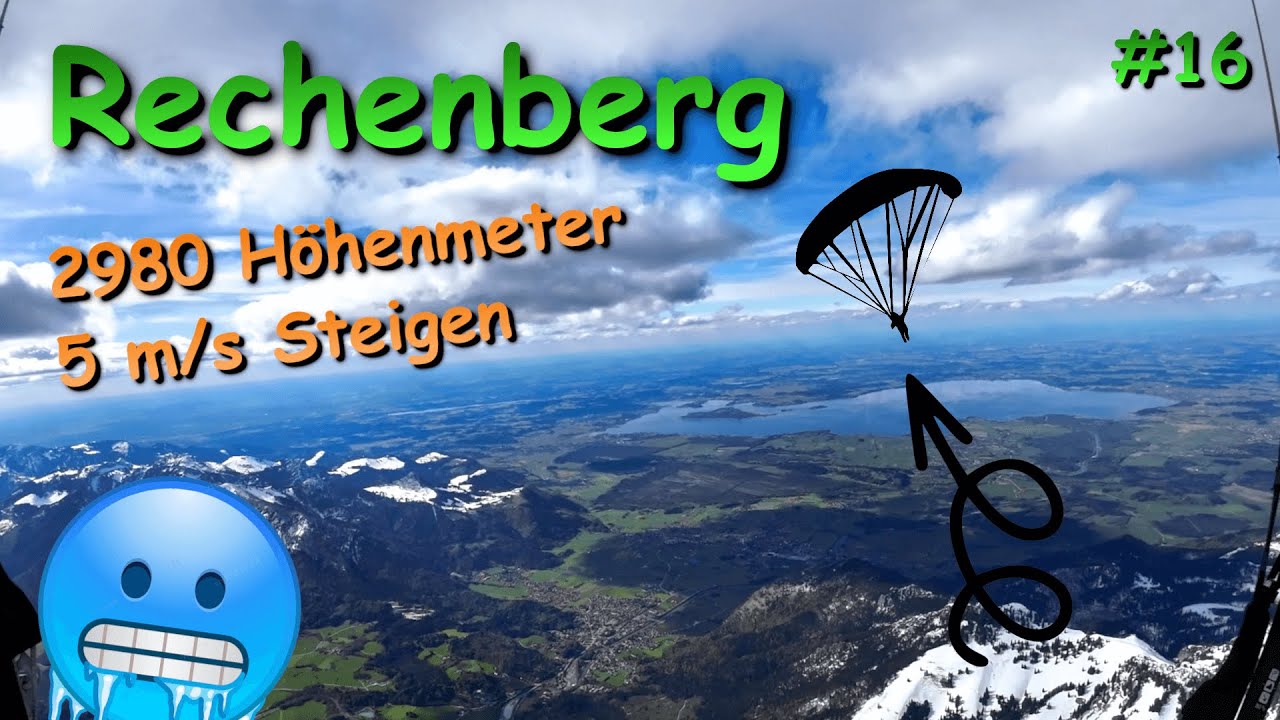 Knapp 3000 hm und starkes Steigen am Rechenberg | 16. Flug