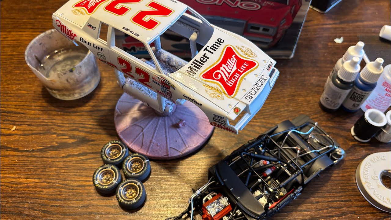 NASCAR Bobby Allison 1983 Series Winner Miller High Life 1/24 Monogram Buick Regal.