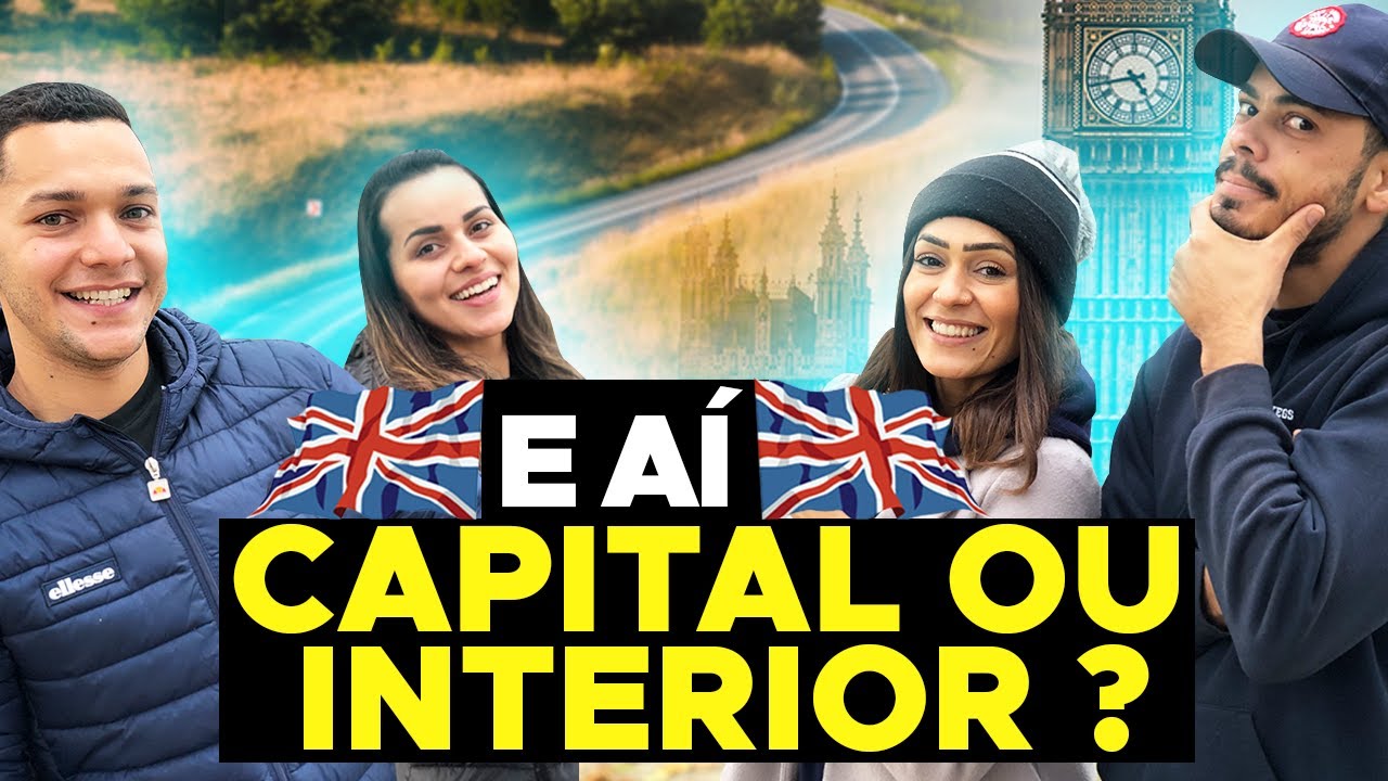 LONDRES, INTERIOR OU CENTRO? COMPARAMOS DUAS CIDADES DA INGLATERRA! #NAVIBE 🇧🇷🇬🇧