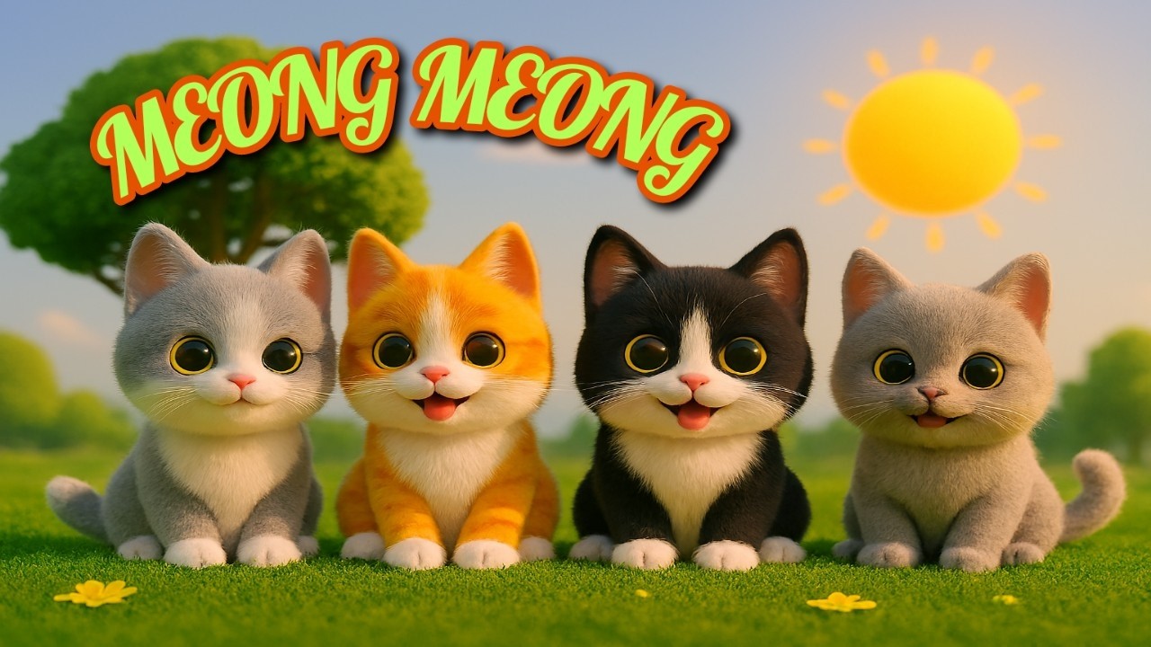 Lagu Anak Anak - ANAK KUCING MEONG MEONG - Lagu Anak & Balita Paling Viral Terbaru 2025